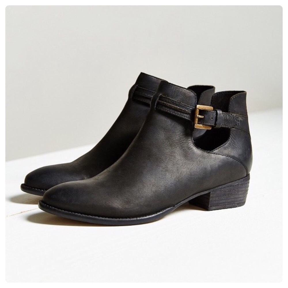 ANTHRO SEYCHELLES Tourmaline Ankle Strap Booties 8.5